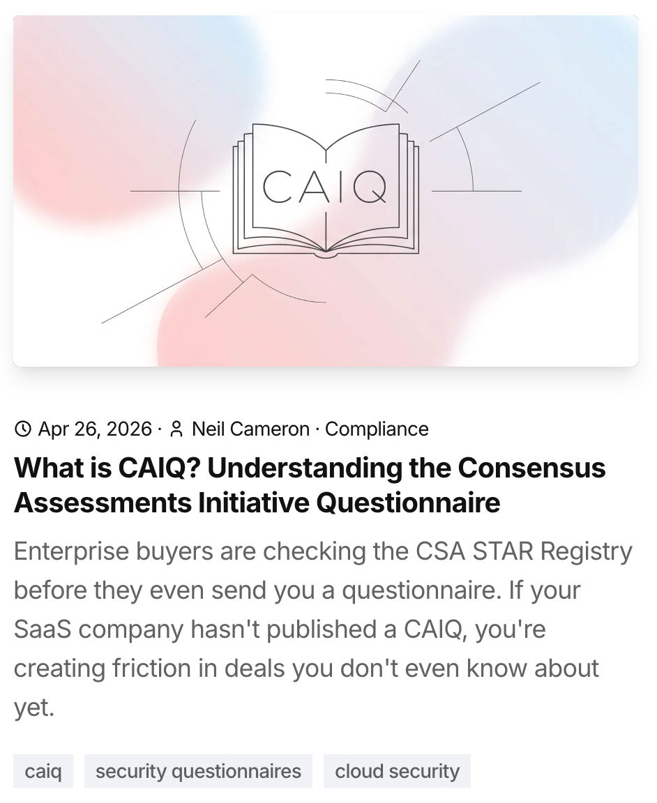 What is CAIQ? Understanding the Consensus Assessments Initiative Questionnaire
